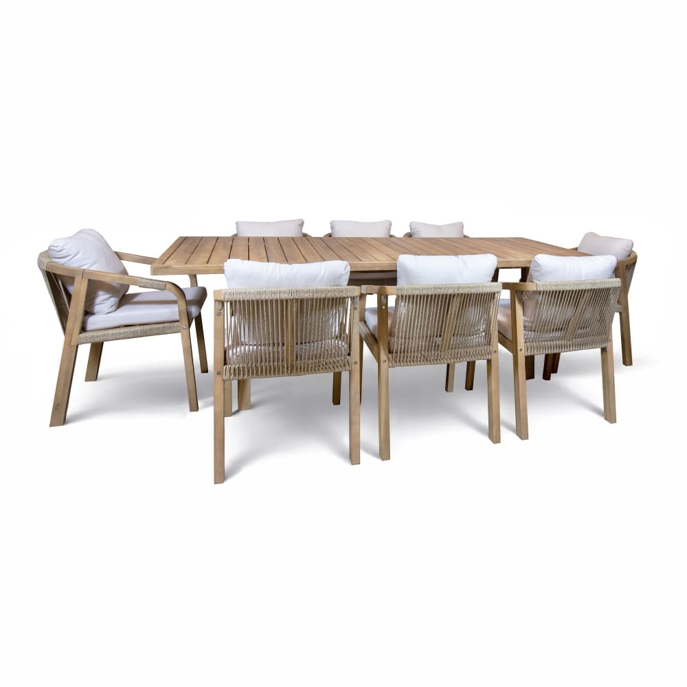 Garden table and chairs set