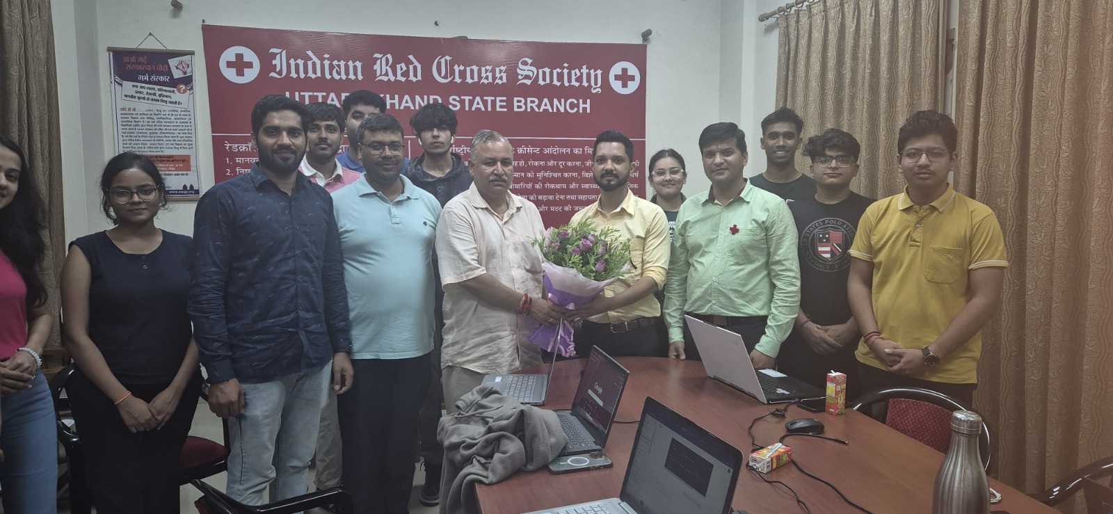 भारतीय रेडक्रॉस समिति उत्तराखंड मैनेजिंग कमेटी के कार्यकारी चेयरमैन बने डॉ गौरव जोशी बने